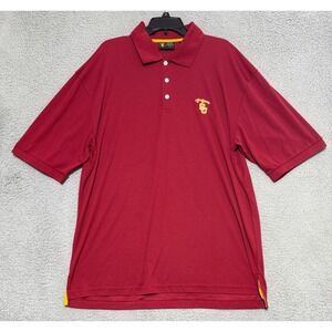 USC Trojans Team Trojan polo shirt Mens Size 2XL